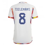 Echipament fotbal Belgia Youri Tielemans #8 Tricou Deplasare Mondial 2022 maneca scurta